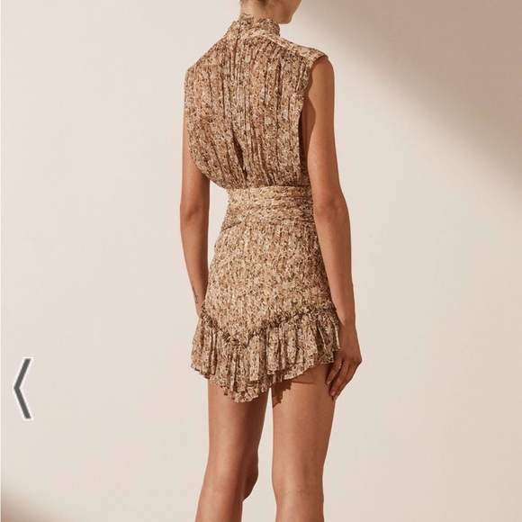 Shona Joy Ambar Sleeveless Ruched Mini Dress - Picture 6 of 8